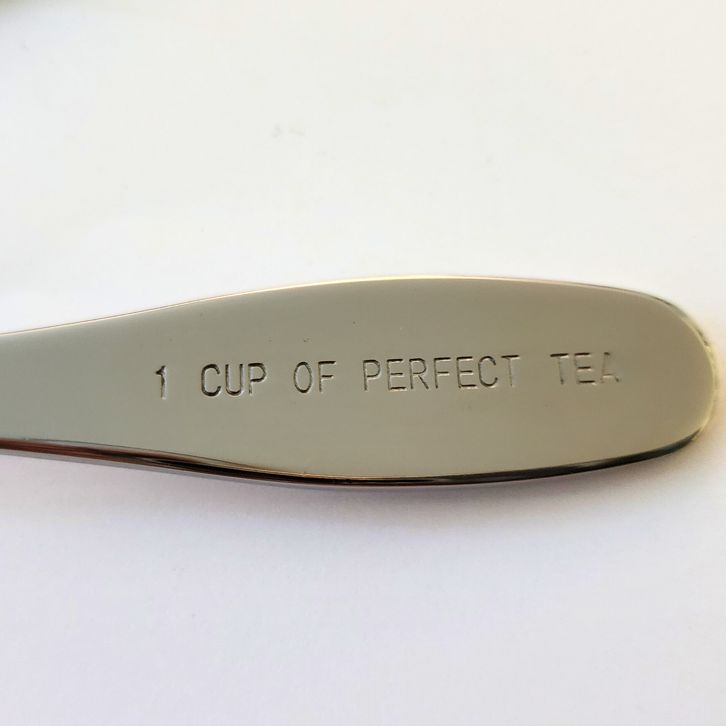 "One Cup of Perfect Tea" Spoon