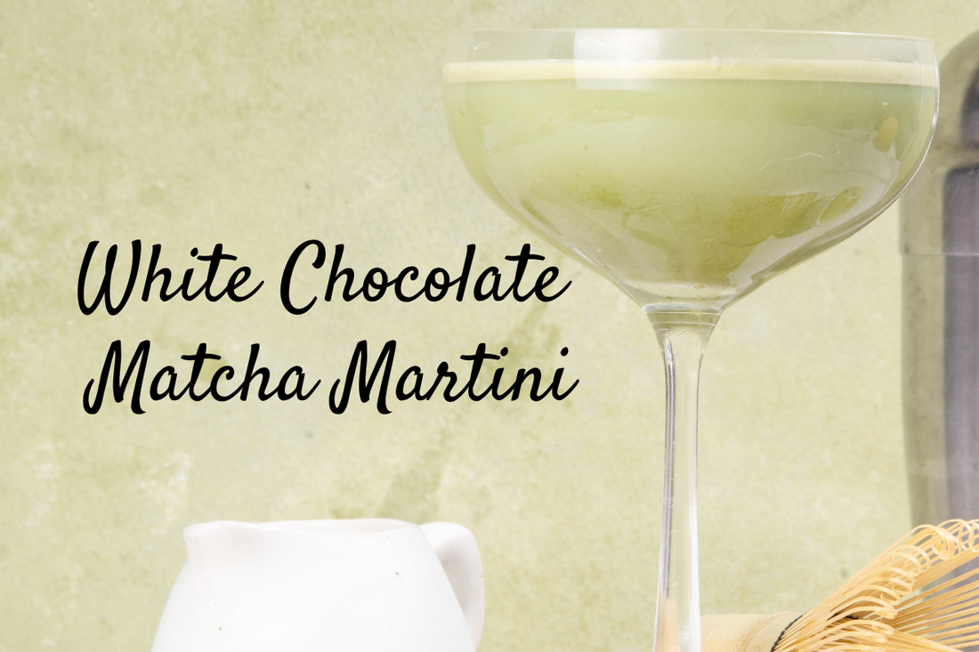 White Chocolate Matcha Martini Recipie