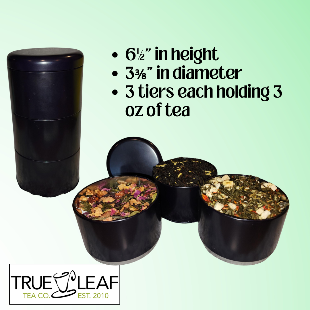 3 Chamber Twist Tea Canister